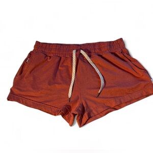 Vuori Women's Athletic Rust Shorts